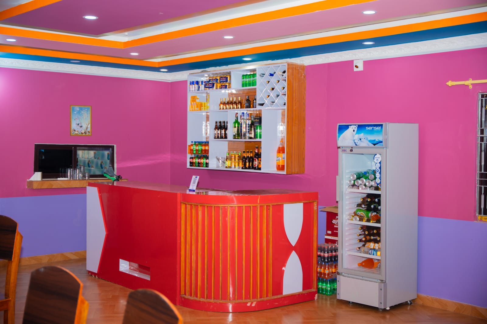 A selection of beautifully presented local Nepali and international dishes on a table.